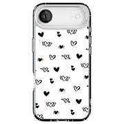 Flying Hearts Tough Cases For Apple iPhone (17, 16, 15, 14, 13, 12, 11, X, SE, 8, 7/ Air, Plus, Pro, Max, Mini, XR, XS), Print in USA