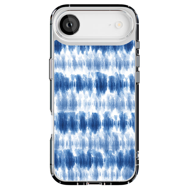 Blue Watercolor Tough Cases For Apple iPhone (17, 16, 15, 14, 13, 12, 11, X, SE, 8, 7/ Air, Plus, Pro, Max, Mini, XR, XS), Print in USA