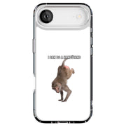 Meme Monkey  Tough Cases For Apple iPhone (17, 16, 15, 14, 13, 12, 11, X, SE, 8, 7/ Air, Plus, Pro, Max, Mini, XR, XS), Print in USA