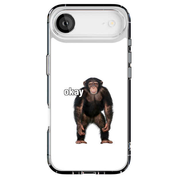 Funny Meme Okay Tough Cases For Apple iPhone (17, 16, 15, 14, 13, 12, 11, X, SE, 8, 7/ Air, Plus, Pro, Max, Mini, XR, XS), Print in USA