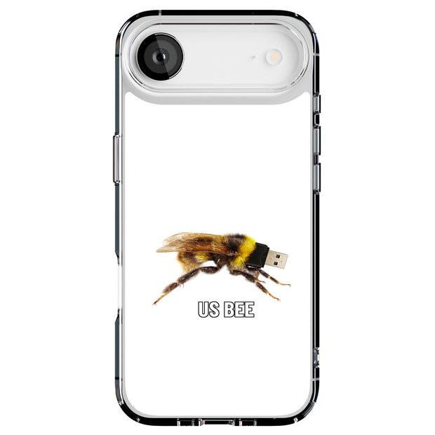 US BEE Meme Tough Cases For Apple iPhone (17, 16, 15, 14, 13, 12, 11, X, SE, 8, 7/ Air, Plus, Pro, Max, Mini, XR, XS), Print in USA