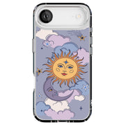 Sun Moon Stars Tough Cases For Apple iPhone (17, 16, 15, 14, 13, 12, 11, X, SE, 8, 7/ Air, Plus, Pro, Max, Mini, XR, XS), Print in USA