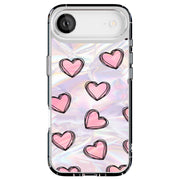 Girly Hearts Tough Cases For Apple iPhone (17, 16, 15, 14, 13, 12, 11, X, SE, 8, 7/ Air, Plus, Pro, Max, Mini, XR, XS), Print in USA