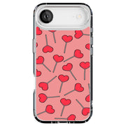 Lollypop Hearts Tough Cases For Apple iPhone (17, 16, 15, 14, 13, 12, 11, X, SE, 8, 7/ Air, Plus, Pro, Max, Mini, XR, XS), Print in USA
