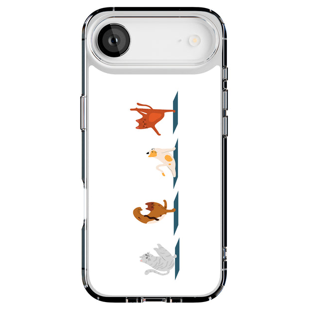 Cat Do Yoga Tough Cases For Apple iPhone (17, 16, 15, 14, 13, 12, 11, X, SE, 8, 7/ Air, Plus, Pro, Max, Mini, XR, XS), Print in USA