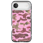 Camouflage Pink Tough Cases For Apple iPhone (17, 16, 15, 14, 13, 12, 11, X, SE, 8, 7/ Air, Plus, Pro, Max, Mini, XR, XS), Print in USA