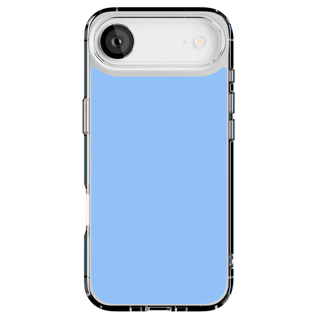 Sky Blue Color Tough Cases For Apple iPhone (17, 16, 15, 14, 13, 12, 11, X, SE, 8, 7/ Air, Plus, Pro, Max, Mini, XR, XS), Print in USA