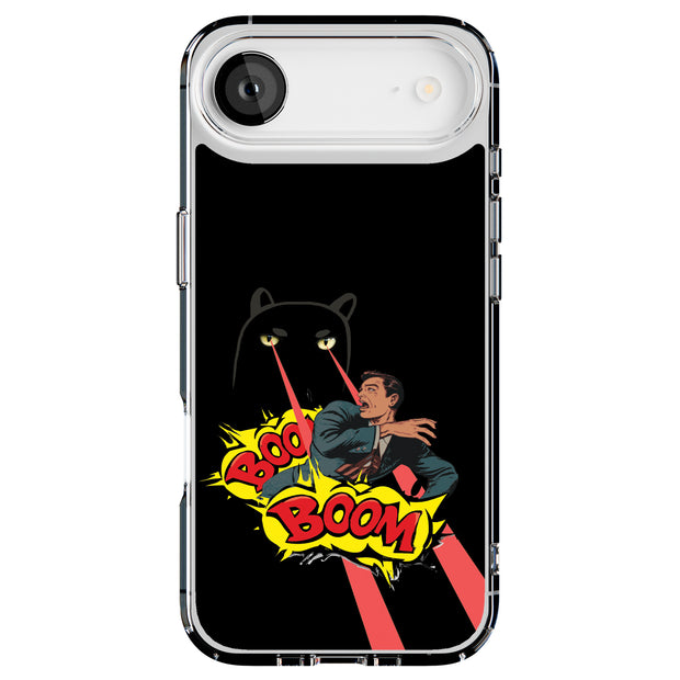 Cat Boom Tough Cases For Apple iPhone (17, 16, 15, 14, 13, 12, 11, X, SE, 8, 7/ Air, Plus, Pro, Max, Mini, XR, XS), Print in USA
