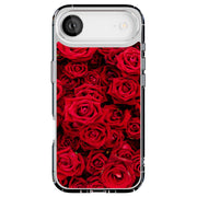 Red Rose Bush Tough Cases For Apple iPhone (17, 16, 15, 14, 13, 12, 11, X, SE, 8, 7/ Air, Plus, Pro, Max, Mini, XR, XS), Print in USA