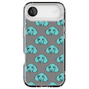 Blue Dog Tough Cases For Apple iPhone (17, 16, 15, 14, 13, 12, 11, X, SE, 8, 7/ Air, Plus, Pro, Max, Mini, XR, XS), Print in USA