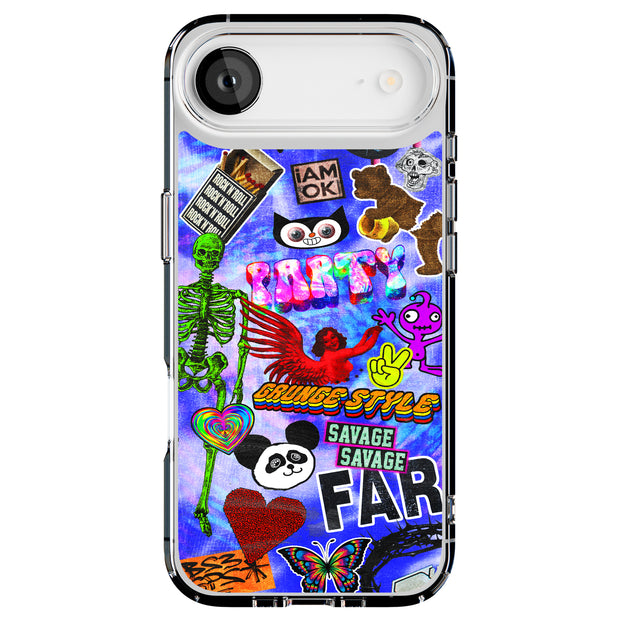 Grunge Style 1 Tough Cases For Apple iPhone (17, 16, 15, 14, 13, 12, 11, X, SE, 8, 7/ Air, Plus, Pro, Max, Mini, XR, XS), Print in USA