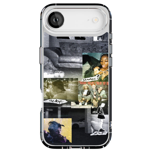 Grunge Collage1 Tough Cases For Apple iPhone (17, 16, 15, 14, 13, 12, 11, X, SE, 8, 7/ Air, Plus, Pro, Max, Mini, XR, XS), Print in USA