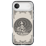 Skull Art Black Tough Cases For Apple iPhone (17, 16, 15, 14, 13, 12, 11, X, SE, 8, 7/ Air, Plus, Pro, Max, Mini, XR, XS), Print in USA