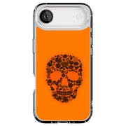 Skull Flower Tough Cases For Apple iPhone (17, 16, 15, 14, 13, 12, 11, X, SE, 8, 7/ Air, Plus, Pro, Max, Mini, XR, XS), Print in USA