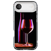Red Wine Glass Tough Cases For Apple iPhone (17, 16, 15, 14, 13, 12, 11, X, SE, 8, 7/ Air, Plus, Pro, Max, Mini, XR, XS), Print in USA