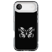B/W Butterfly Tough Cases For Apple iPhone (17, 16, 15, 14, 13, 12, 11, X, SE, 8, 7/ Air, Plus, Pro, Max, Mini, XR, XS), Print in USA