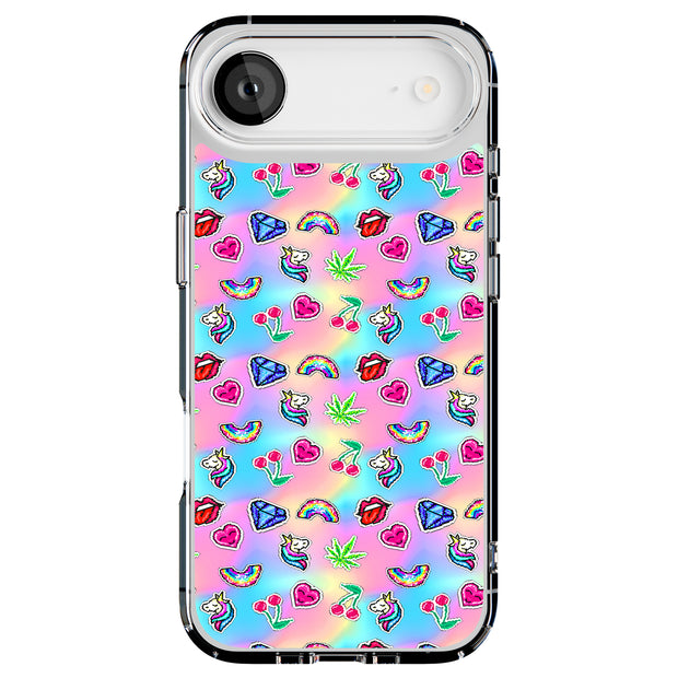 Unicorn Shapes Tough Cases For Apple iPhone (17, 16, 15, 14, 13, 12, 11, X, SE, 8, 7/ Air, Plus, Pro, Max, Mini, XR, XS), Print in USA