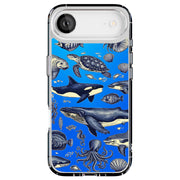 Sea Animals Tough Cases For Apple iPhone (17, 16, 15, 14, 13, 12, 11, X, SE, 8, 7/ Air, Plus, Pro, Max, Mini, XR, XS), Print in USA