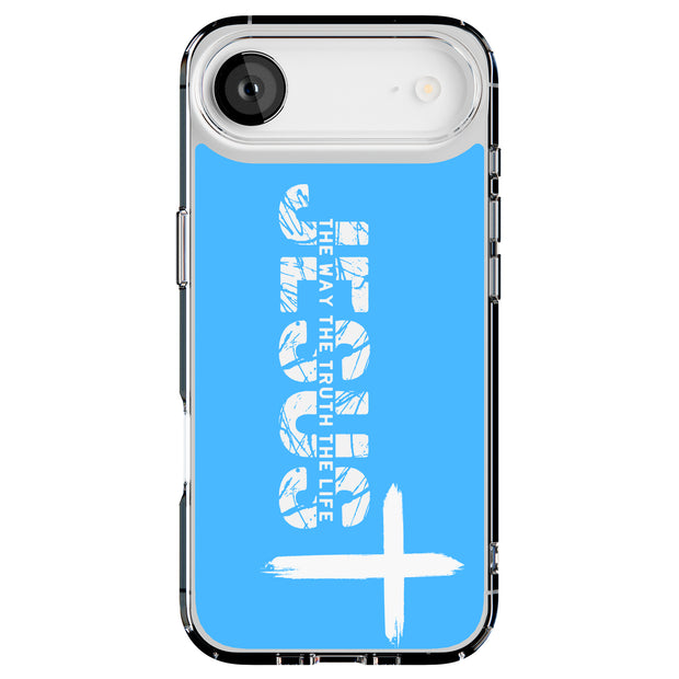 Jesus The Way Tough Cases For Apple iPhone (17, 16, 15, 14, 13, 12, 11, X, SE, 8, 7/ Air, Plus, Pro, Max, Mini, XR, XS), Print in USA