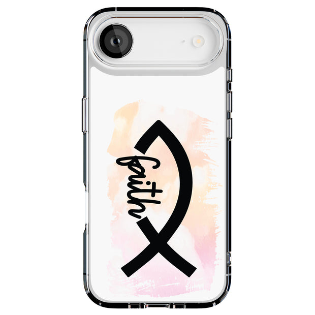 Faith Fish Tough Cases For Apple iPhone (17, 16, 15, 14, 13, 12, 11, X, SE, 8, 7/ Air, Plus, Pro, Max, Mini, XR, XS), Print in USA