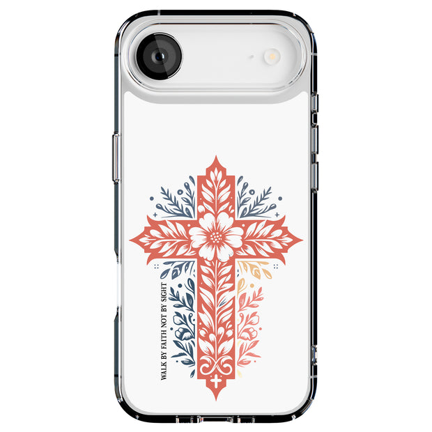 Jesus by Faith Tough Cases For Apple iPhone (17, 16, 15, 14, 13, 12, 11, X, SE, 8, 7/ Air, Plus, Pro, Max, Mini, XR, XS), Print in USA