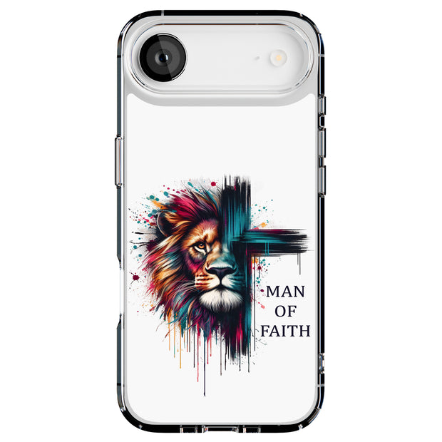 Man of Faith Tough Cases For Apple iPhone (17, 16, 15, 14, 13, 12, 11, X, SE, 8, 7/ Air, Plus, Pro, Max, Mini, XR, XS), Print in USA