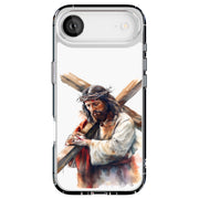 Jesus Cross 2 Tough Cases For Apple iPhone (17, 16, 15, 14, 13, 12, 11, X, SE, 8, 7/ Air, Plus, Pro, Max, Mini, XR, XS), Print in USA
