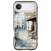 Parisian Café 2 Tough Cases For Apple iPhone (17, 16, 15, 14, 13, 12, 11, X, SE, 8, 7/ Air, Plus, Pro, Max, Mini, XR, XS), Print in USA