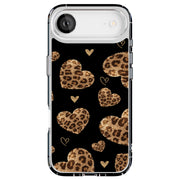 Leopard Hearts Tough Cases For Apple iPhone (17, 16, 15, 14, 13, 12, 11, X, SE, 8, 7/ Air, Plus, Pro, Max, Mini, XR, XS), Print in USA