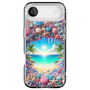 Seashells Beach Tough Cases For Apple iPhone (17, 16, 15, 14, 13, 12, 11, X, SE, 8, 7/ Air, Plus, Pro, Max, Mini, XR, XS), Print in USA