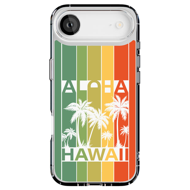 Hawaii Palms Tough Cases For Apple iPhone (17, 16, 15, 14, 13, 12, 11, X, SE, 8, 7/ Air, Plus, Pro, Max, Mini, XR, XS), Print in USA
