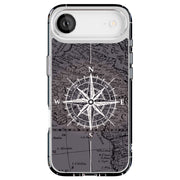Map Compass Tough Cases For Apple iPhone (17, 16, 15, 14, 13, 12, 11, X, SE, 8, 7/ Air, Plus, Pro, Max, Mini, XR, XS), Print in USA