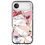 Marble Flower Tough Cases For Apple iPhone (17, 16, 15, 14, 13, 12, 11, X, SE, 8, 7/ Air, Plus, Pro, Max, Mini, XR, XS), Print in USA