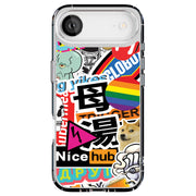 Trendy Stickers Tough Cases For Apple iPhone (17, 16, 15, 14, 13, 12, 11, X, SE, 8, 7/ Air, Plus, Pro, Max, Mini, XR, XS), Print in USA