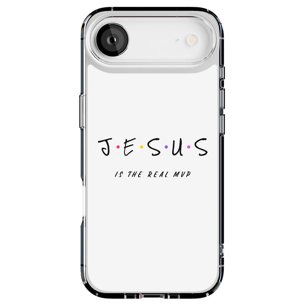 Jesus is MVP Tough Cases For Apple iPhone (17, 16, 15, 14, 13, 12, 11, X, SE, 8, 7/ Air, Plus, Pro, Max, Mini, XR, XS), Print in USA