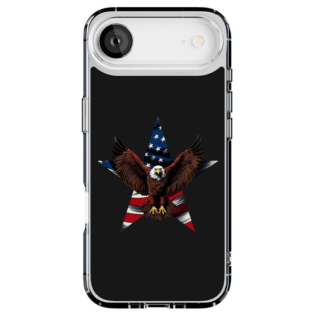 Patriotic Eagle Tough Cases For Apple iPhone (17, 16, 15, 14, 13, 12, 11, X, SE, 8, 7/ Air, Plus, Pro, Max, Mini, XR, XS), Print in USA