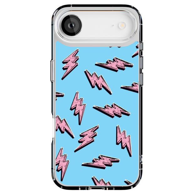 Lightning Shape Tough Cases For Apple iPhone (17, 16, 15, 14, 13, 12, 11, X, SE, 8, 7/ Air, Plus, Pro, Max, Mini, XR, XS), Print in USA