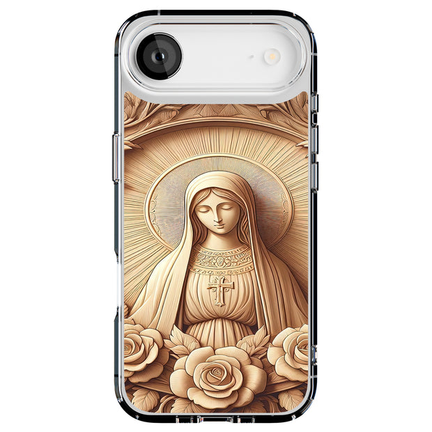 Virgin Mary 1 Tough Cases For Apple iPhone (17, 16, 15, 14, 13, 12, 11, X, SE, 8, 7/ Air, Plus, Pro, Max, Mini, XR, XS), Print in USA