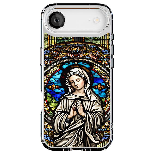 Virgin Mary 2 Tough Cases For Apple iPhone (17, 16, 15, 14, 13, 12, 11, X, SE, 8, 7/ Air, Plus, Pro, Max, Mini, XR, XS), Print in USA