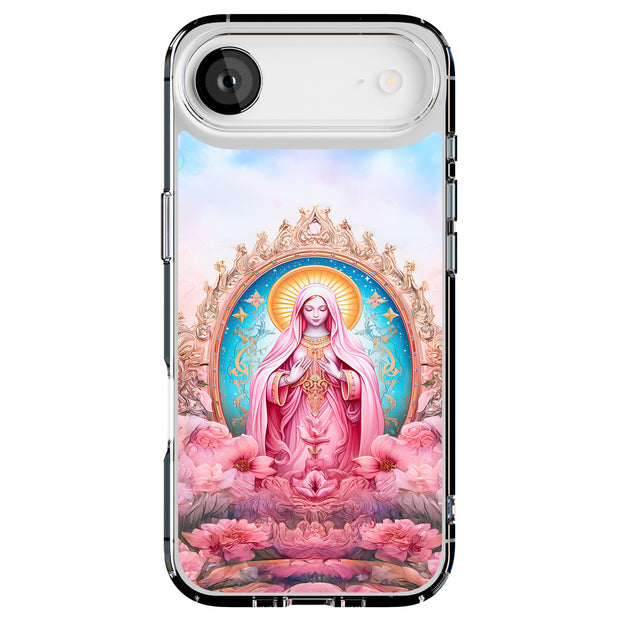 Virgin Mary 3 Tough Cases For Apple iPhone (17, 16, 15, 14, 13, 12, 11, X, SE, 8, 7/ Air, Plus, Pro, Max, Mini, XR, XS), Print in USA