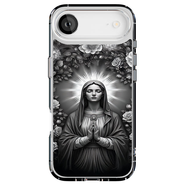 Virgin Mary 4 Tough Cases For Apple iPhone (17, 16, 15, 14, 13, 12, 11, X, SE, 8, 7/ Air, Plus, Pro, Max, Mini, XR, XS), Print in USA