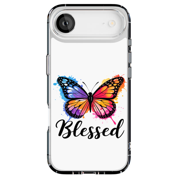 Butterfly Bless Tough Cases For Apple iPhone (17, 16, 15, 14, 13, 12, 11, X, SE, 8, 7/ Air, Plus, Pro, Max, Mini, XR, XS), Print in USA