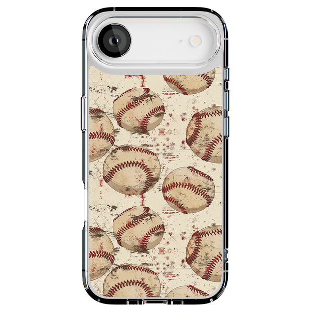 Old Baseballs 2 Tough Cases For Apple iPhone (17, 16, 15, 14, 13, 12, 11, X, SE, 8, 7/ Air, Plus, Pro, Max, Mini, XR, XS), Print in USA