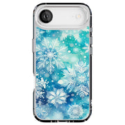 Snowflake Blue 1 Tough Cases For Apple iPhone (17, 16, 15, 14, 13, 12, 11, X, SE, 8, 7/ Air, Plus, Pro, Max, Mini, XR, XS), Print in USA