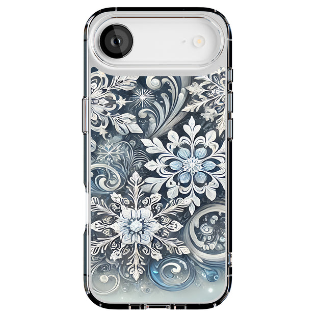 Xmas Snow White Tough Cases For Apple iPhone (17, 16, 15, 14, 13, 12, 11, X, SE, 8, 7/ Air, Plus, Pro, Max, Mini, XR, XS), Print in USA