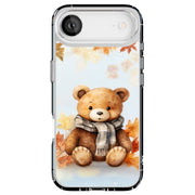 Autumn Bear 2 Tough Cases For Apple iPhone (17, 16, 15, 14, 13, 12, 11, X, SE, 8, 7/ Air, Plus, Pro, Max, Mini, XR, XS), Print in USA