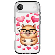 Capybara Love Tough Cases For Apple iPhone (17, 16, 15, 14, 13, 12, 11, X, SE, 8, 7/ Air, Plus, Pro, Max, Mini, XR, XS), Print in USA