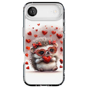 Cute Hedgehog Tough Cases For Apple iPhone (17, 16, 15, 14, 13, 12, 11, X, SE, 8, 7/ Air, Plus, Pro, Max, Mini, XR, XS), Print in USA