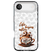 Coffee Life Tough Cases For Apple iPhone (17, 16, 15, 14, 13, 12, 11, X, SE, 8, 7/ Air, Plus, Pro, Max, Mini, XR, XS), Print in USA