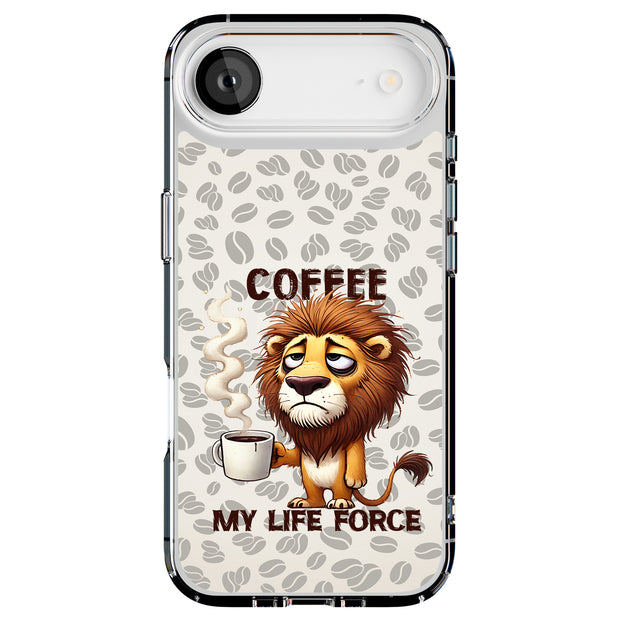 Coffee My Force Tough Cases For Apple iPhone (17, 16, 15, 14, 13, 12, 11, X, SE, 8, 7/ Air, Plus, Pro, Max, Mini, XR, XS), Print in USA